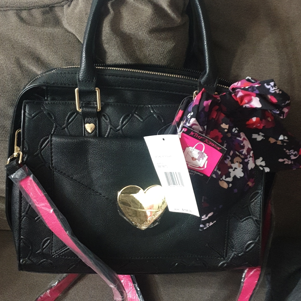 betsey Johnson scarf satchal!